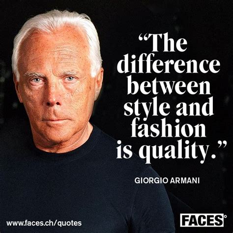 quotes by giorgio armani.